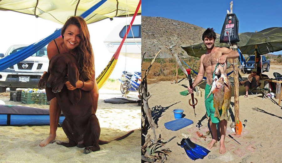 Alayne, Otis, Ryland, and fish.