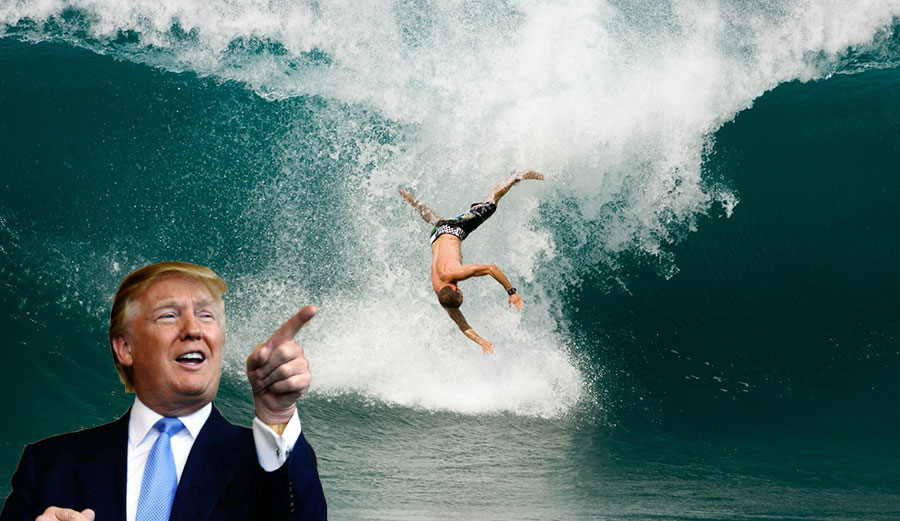 Donald doesn't give a shit about barrels... unless they're barrels of oil.