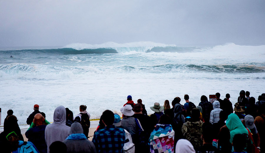 Better than the webcast, if you could swing it. Photo: WSL/ Heff