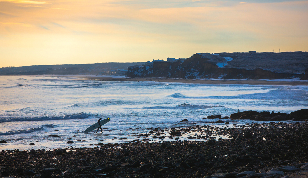 Like most surf towns in the Northeast, Montauk changes in the winter months. It has to. Photo: James Katsipis