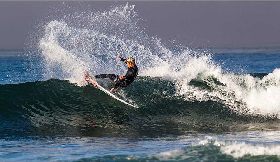Smaller waves like this one probably make JJF appreciate the waves at home just a little bit more.