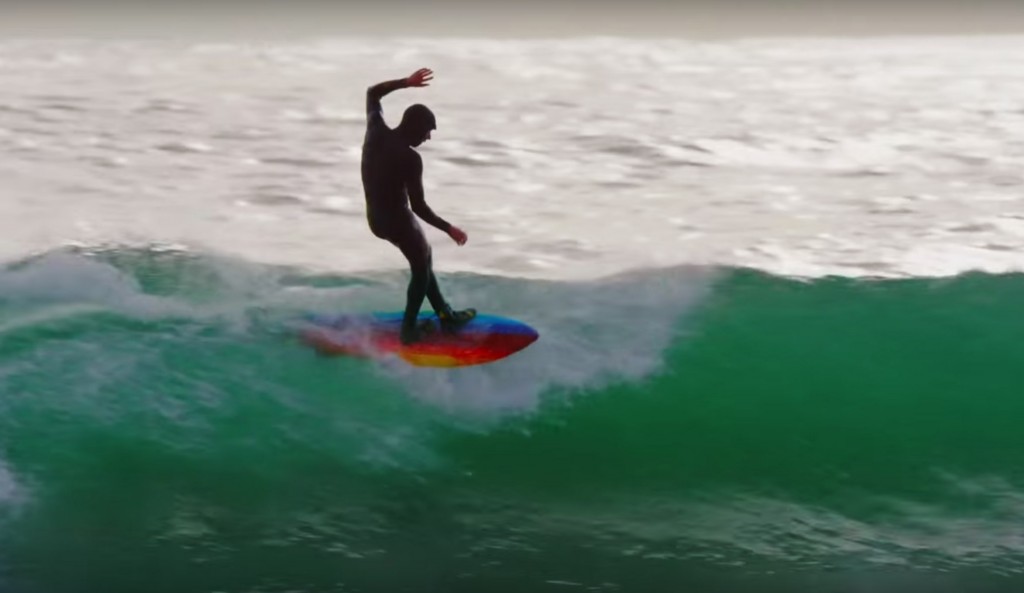 Ryan Burch has fun when he surfs. More than some can say.
