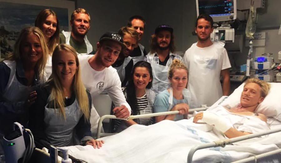 Brett Shark Kelly Slater Hospital