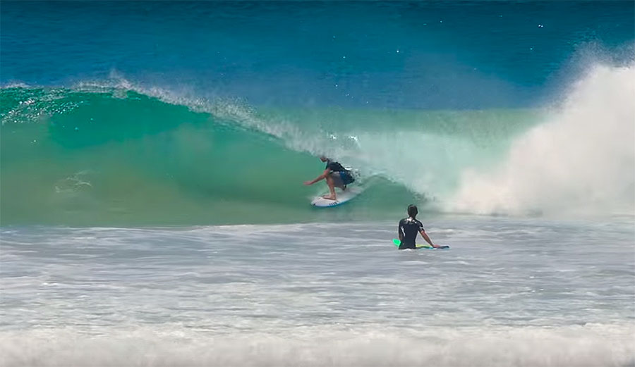 Mick Fanning is a Gold Coast boy, through and through. It's never more obvious than when he's surfing there–his knowledge of the Superbank, from Snapper to Kirra, is unparalleled.