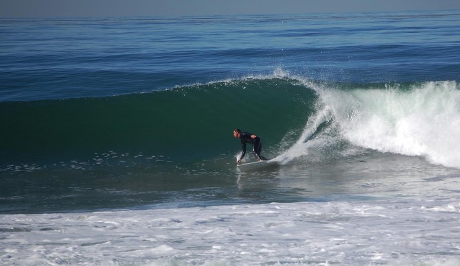 WiLDCOAST Director Serge Dedina enjoys a session at Tijuana Sloughs. And he does it legally. Photo: Sergededina.com