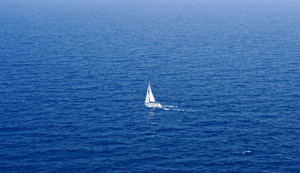 sailboat open ocean