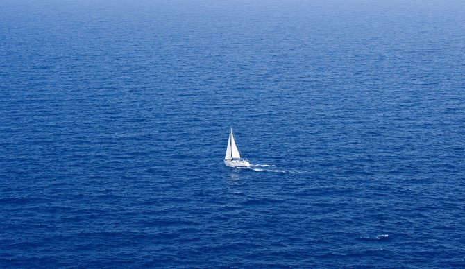 sailboat open ocean