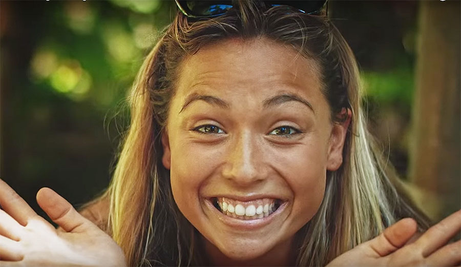 I suppose the lack of surfing from three surfers is ok. Reef, after all, is selling clothes, not athletes. They're selling a lifestyle that is related to surfing, but not necessarily attached.