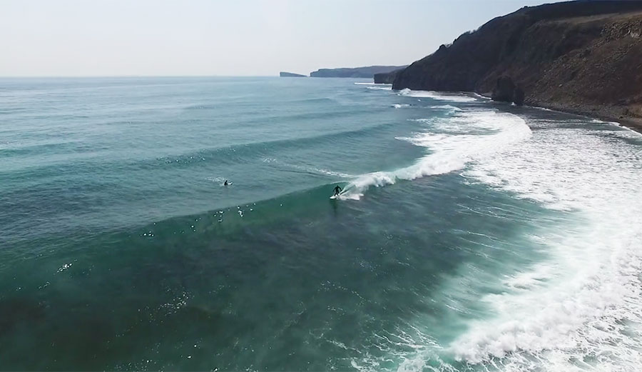 Vladivostok, Russia, is definitely not on your surfing radar.