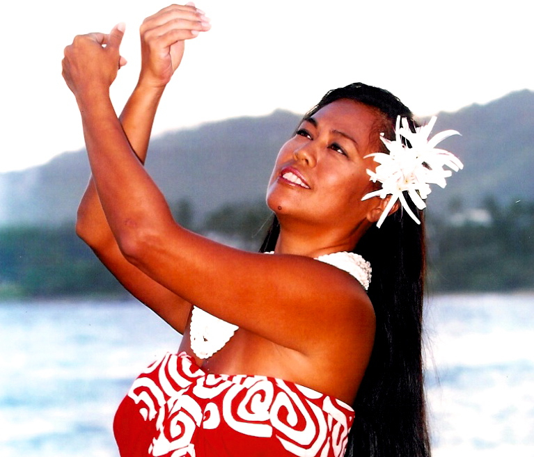 Preserving Polynesian culture is important to Madeline Guyett, pictured dancing Hula in Kauai.
