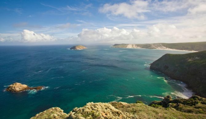 San Miguel Island is a good place to find adventure, but surfing is off limits to all but the most experienced ocean-goers. 
