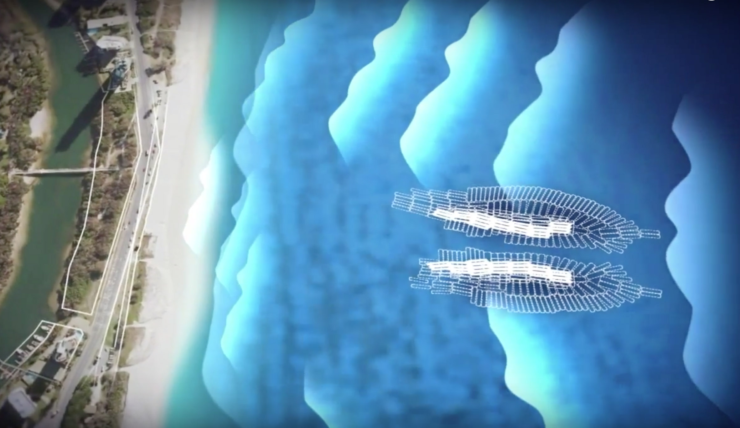 Here's a rendering of the artificial reef structure built at Narrowneck. We want one of these. Except a better one! Image: City of Gold Coast