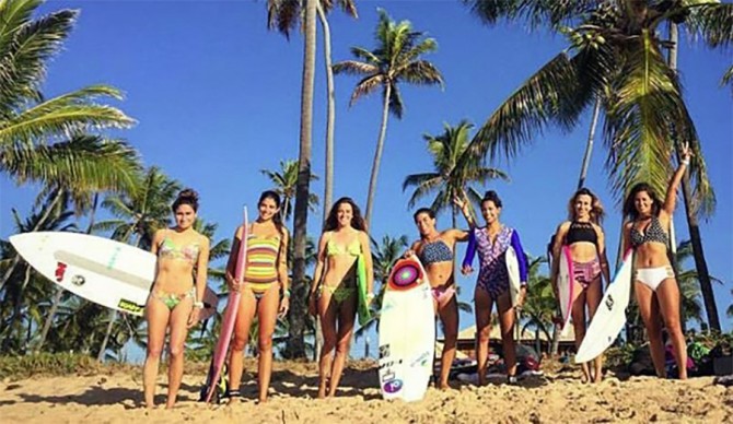 Here they are. The Brazilian women. Photo: @ma_werneck