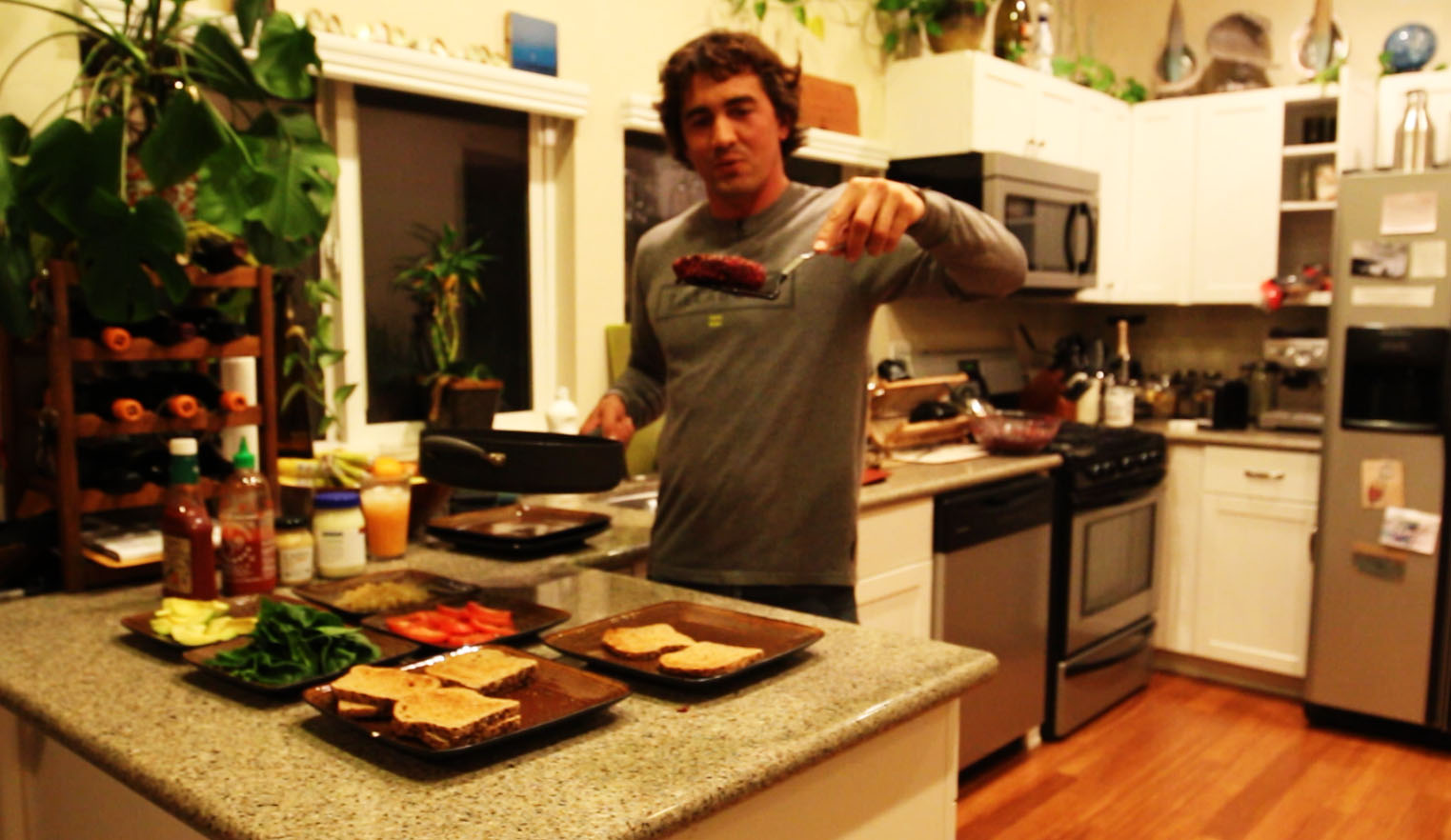 Greg Long Veggie Burger