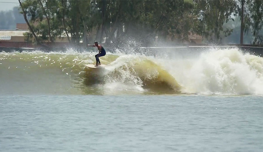 Here are two things that take a lot of shit for no good reason smashed together into one clip: a longboard and Kelly's wave. And it is awesome.