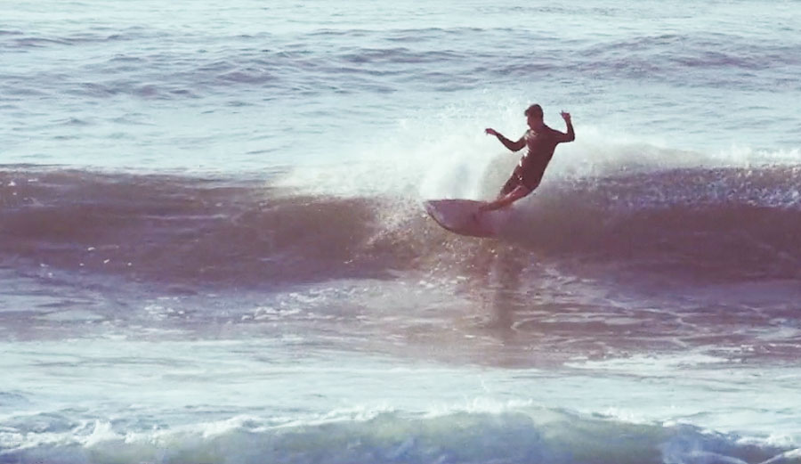 I've always thought that really good longboarding is the art of almost falling down gracefully.