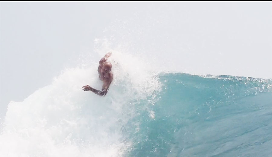 When it comes to riding waves–not just standing on a surfboard on top of a wave–Mike Stewart is up there with the greatest of the great.
