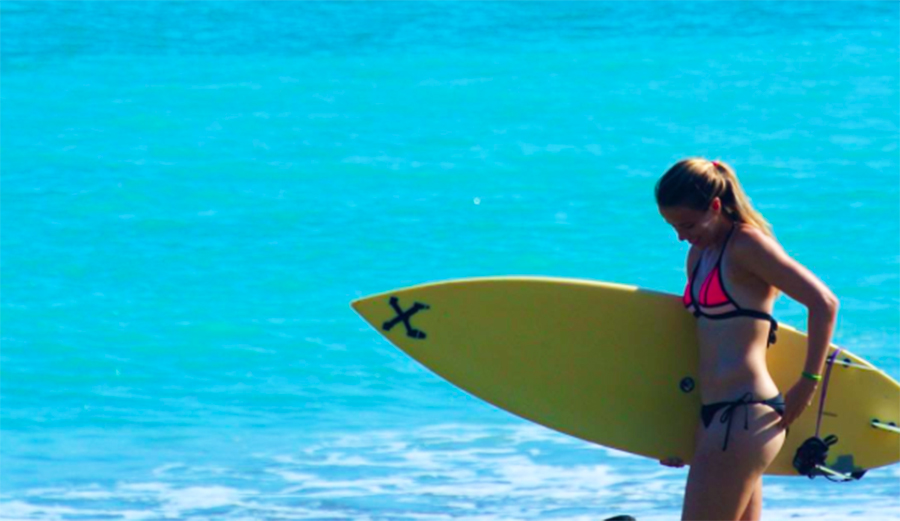 Gibbs in Costa Rica. Photo: Instagram @gibbsyyyy