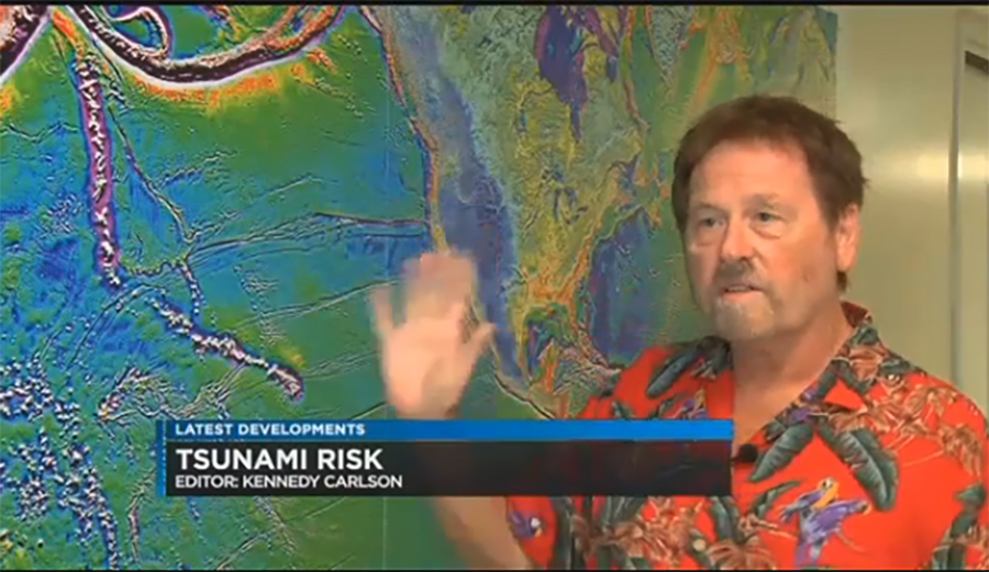 Researchers at University of Hawaii Manoa found that if a tsunami were to hit Hawaii, the island would have four hours to prepare. Image: Hawaii News Now