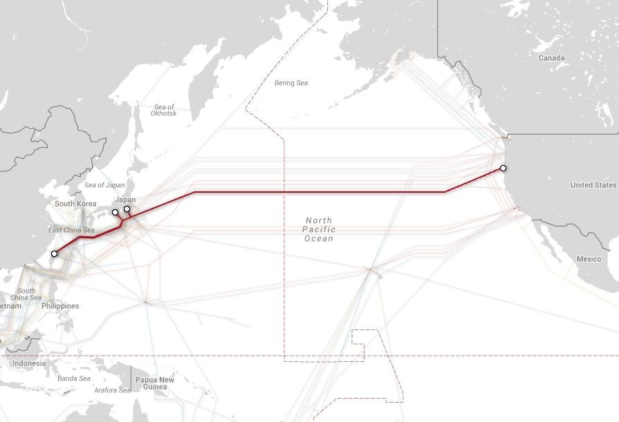 The $300 million cable, called FASTER, stretches over 9,000km. But apparently none of that money went toward developing a less lame acronym.