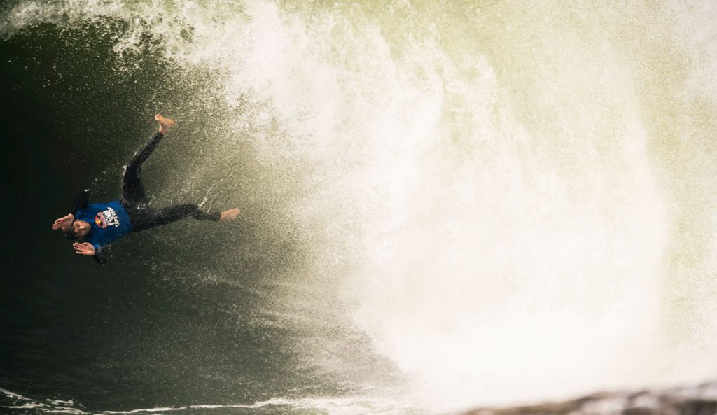 Here's just over a minute of butt-clenchingly bad wipeouts from the Red Bull Cape Fear.
