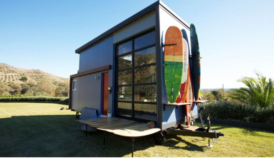"Surf shack" does not begin to describe this smartly designed abode two Santa Barbara surfers call home.