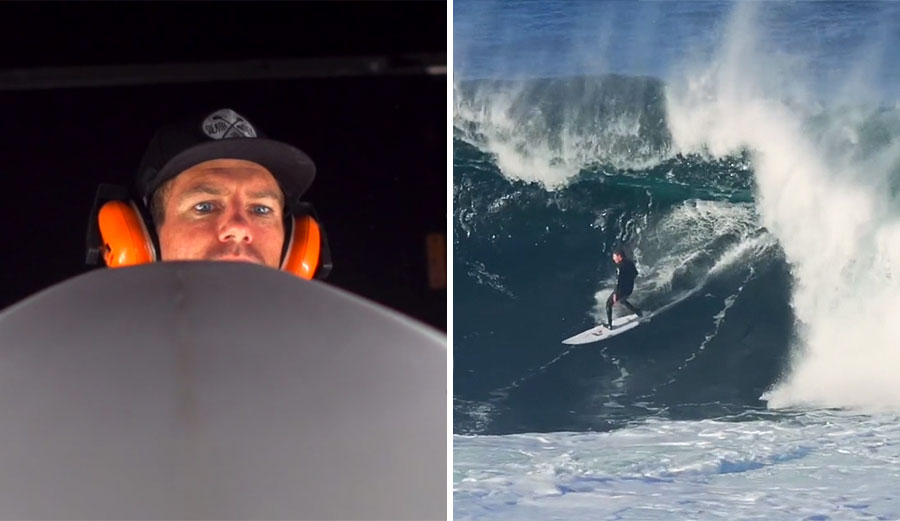 For almost a year, Andrew Mooney has been making surfboards under a company name called Serpent Sleds