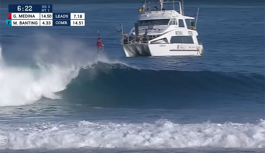 What would've happened if Gabriel Medina claimed it?