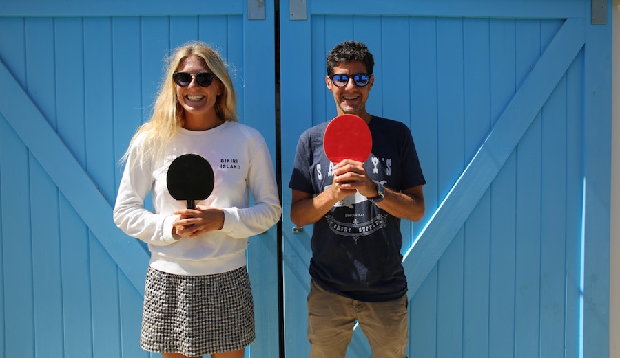 Set your ears to listen and your eyes to watch. Worlds collide, and Steph Gilmore has a killer forehand serve.