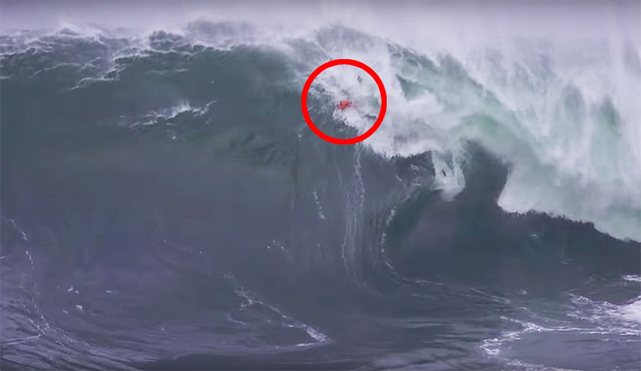 Danny Griffiths, just another Tasmanian maniac, made a last-minute decision to take a different line on an absolute beast at Shipstern Bluff. Things don't go according to plan.