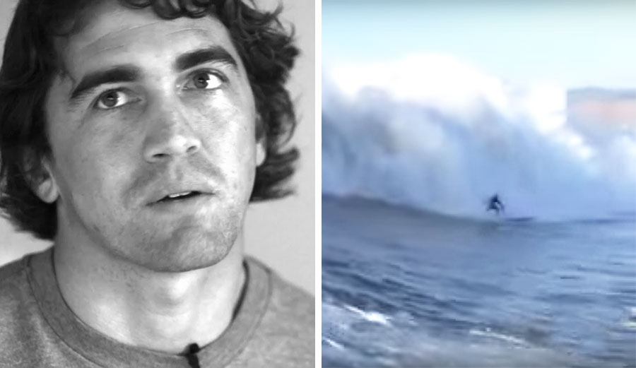 This wave almost took Greg's life. Now he looks at Maverick's a little differently.