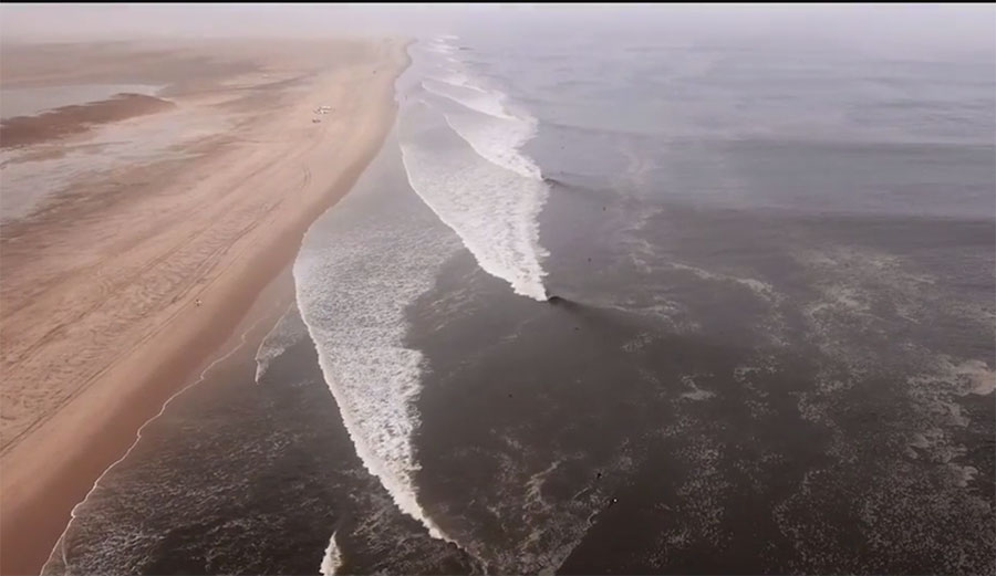 Namibia is one of those places on most surfers' bucket lists, but it's not a place where most will ever actually make it to.