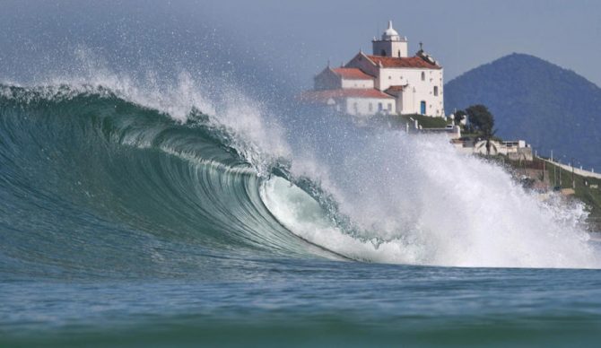 Picturesque Saquarema beauty. Photo: WSL