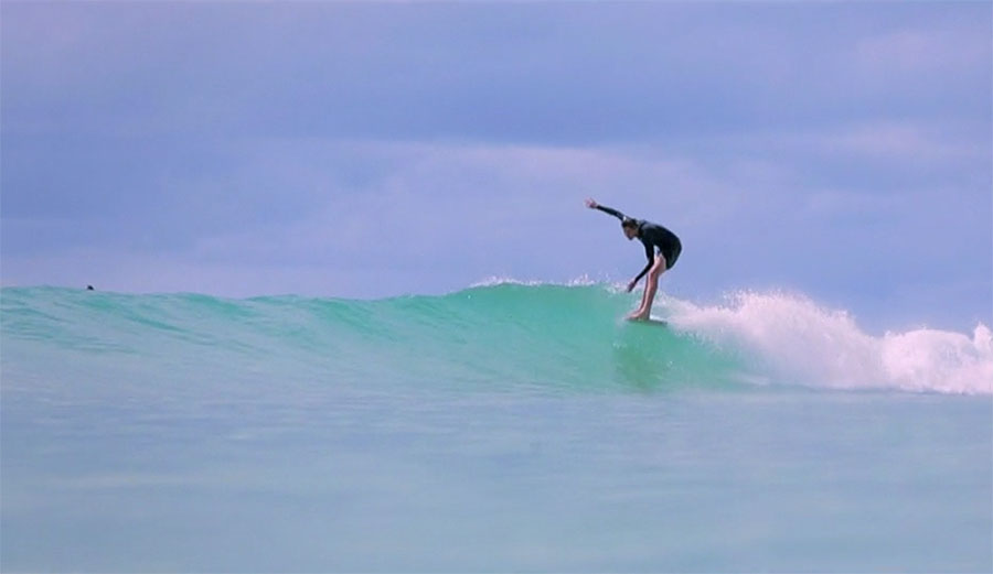 Now in his mid-30s, Peterson's moved back to LA and found himself right back at home at Malibu, but here's a look at what he got up to at Noosa Heads.