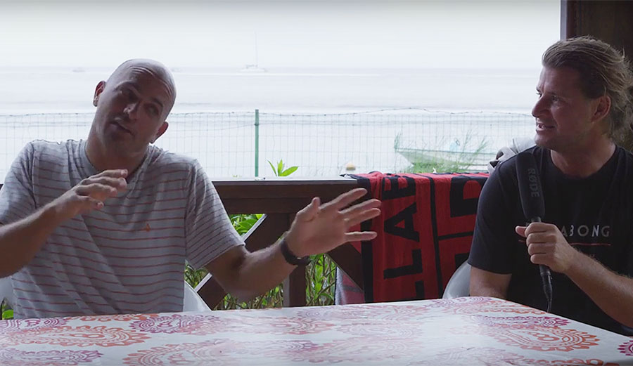 When Kelly Slater sat down with Occy for the second episode of Occ-Cast, it was bound to be an interesting conversation.