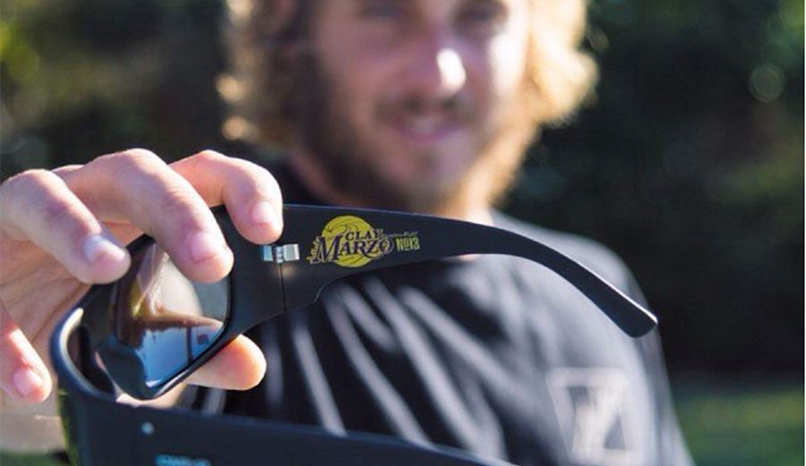 “Clay & I had discussed the idea of a signature model & artwork on a recent photoshoot, he is a huge L.A Lakers fan so I thought I could bring his signature model to life by combining his 2 passions into one logo, he was stoked with the final design” Said James “Robbo” Robinson Carve Creative Director.