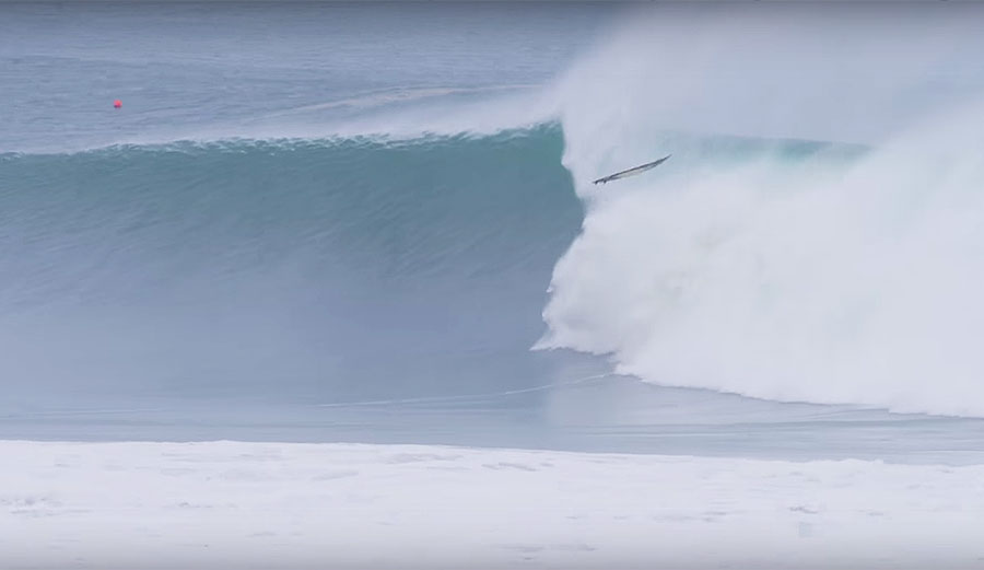 Puerto Escondido is a hell of a wave. Look at that thing, wouldja? It's perfect.