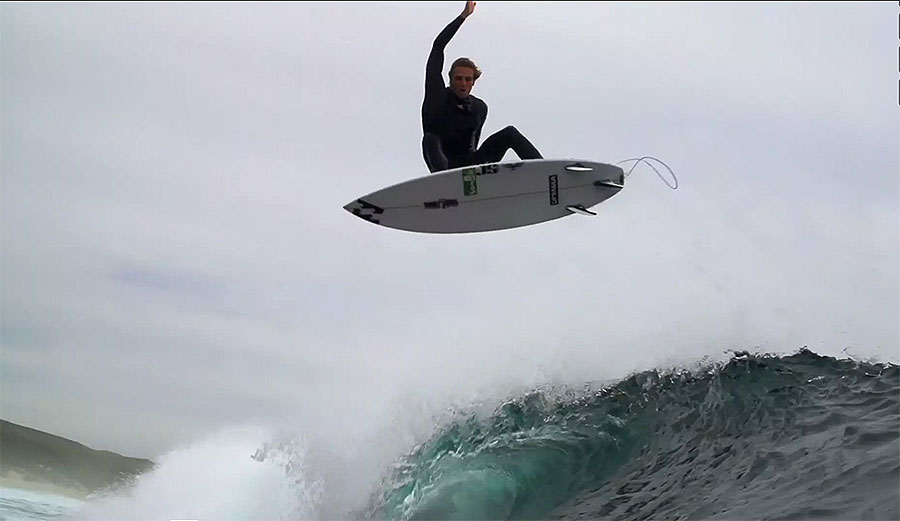 while Ryan Callinan didn't fare all that well, he took a trip to the neighbouring waves and showed that when the jersey's off, the points don't matter.