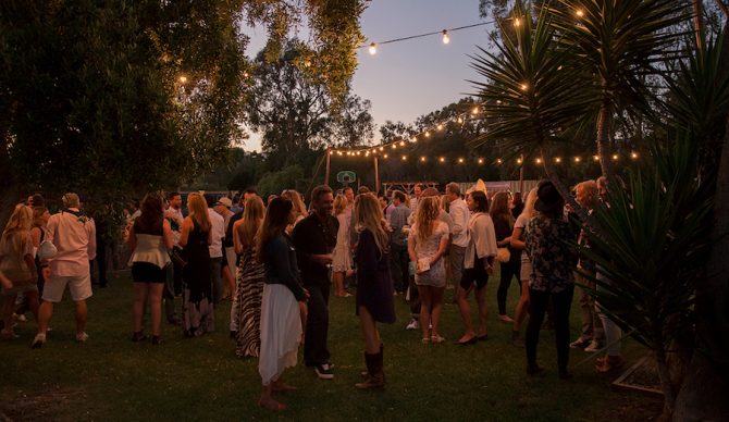 The crowd from last year's Malibu event getting loose. Photo: Eric Herbranson