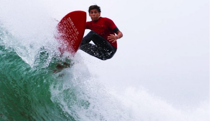 Here’s Austin Pardi taking the classic fish design to new heights. Photo: Chris Kelly