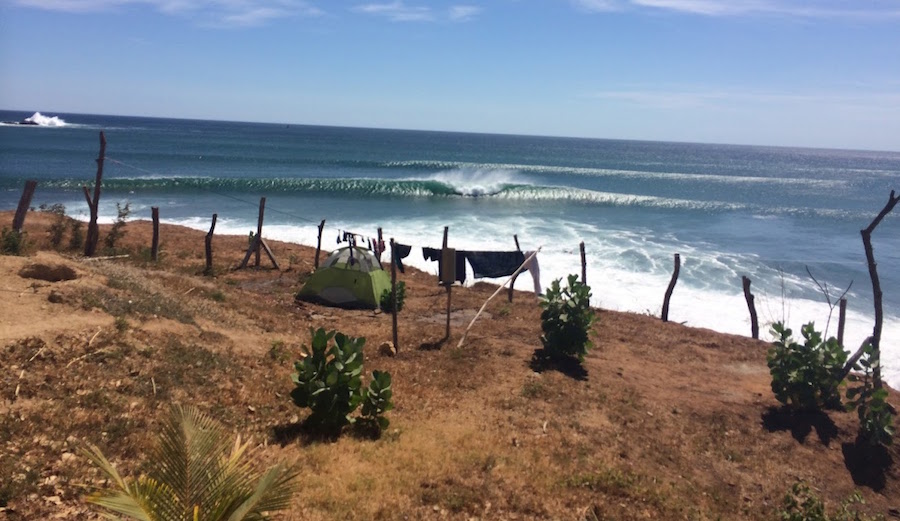 I can think of worse places to camp. Cliffside at the Monkey House. Photo: Wyatt Fowler