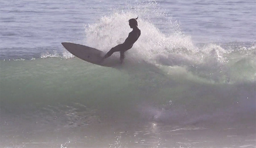 Alex Knost, Tanner Praire, the finless stylings of Ari Browne, and Justin Adams–and although they rip, none of them is your average ripper.
