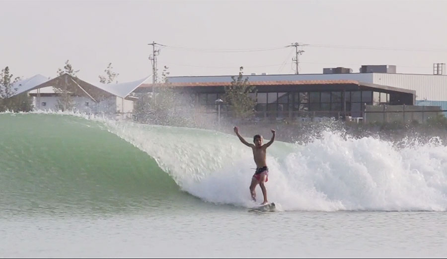 Kai and Hans Odriozola are the sons of Josema and his wife, Karina. The boys surf their father's wave constantly, and it shows.