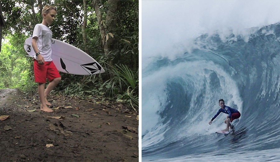 Kobi Clements is very young. Far too young to be surfing at the level he is.