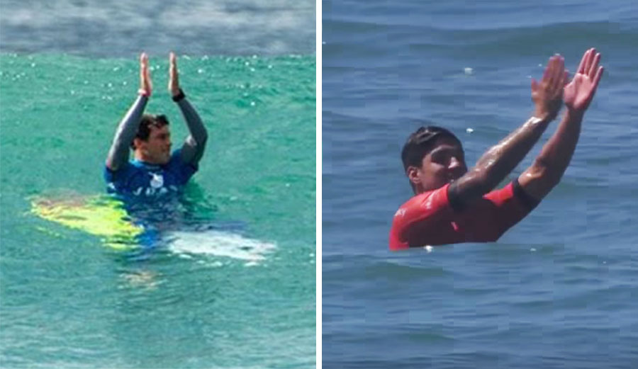 Jeremy and Gabs giving a big round of applause.