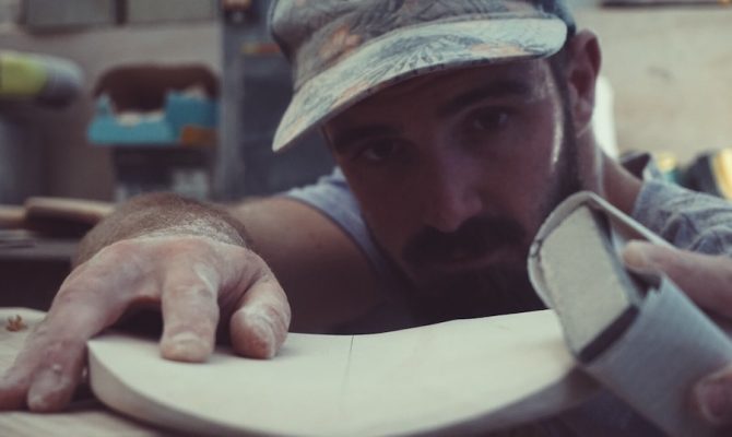 Like surfboards, handplanes all have different concaves, tails, and volume. For the handplane enthusiast, a quiver may be necessary. Photo: Thomas Leitch