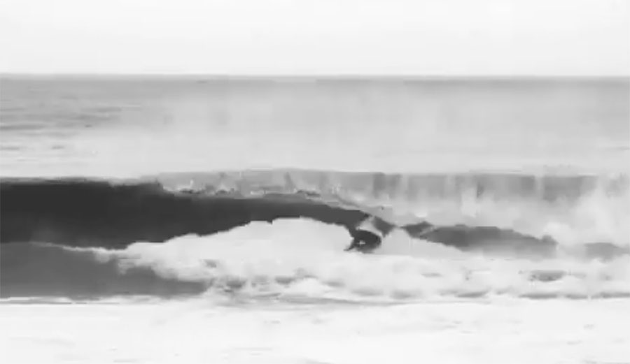This guy, however, probably got a little more than he bargained for when he found his way into some really, really big backwash.
