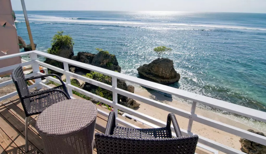 Get the barrel of your life and catch a sunset from here? Life goal complete. Photo: Airbnb