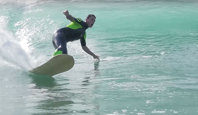Strap-in Alaia Surfing at La Graviere