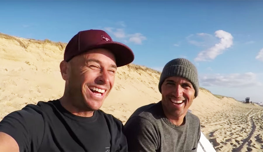 Kelly Slater and Shane Dorian recently partnered with Omaze to do something awesome. Because of it, they've just been awarded the Humanitarian of the Year award by SurfAid.